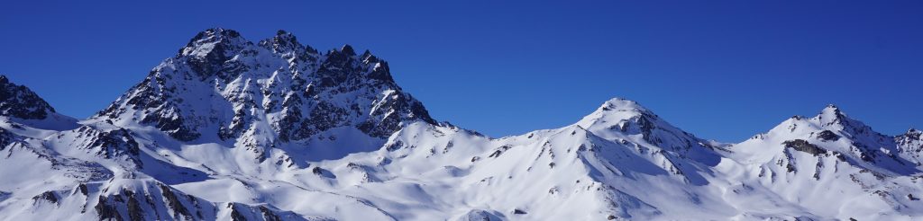 herrliches Panoram zu den Fluchthörnern, Larainferner Spitze und Heidelberger Spitze - Silvretta