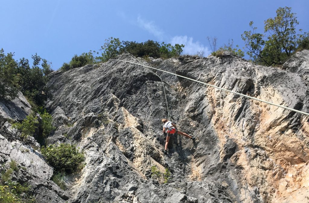 Sportklettern in Massone, Arco, Gardasee