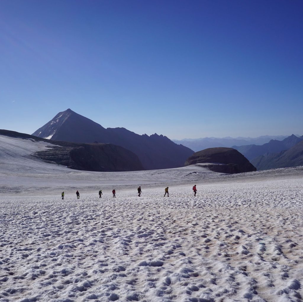 unterwegs am Gletscher, Glocknergruppe, Hohe Tauern